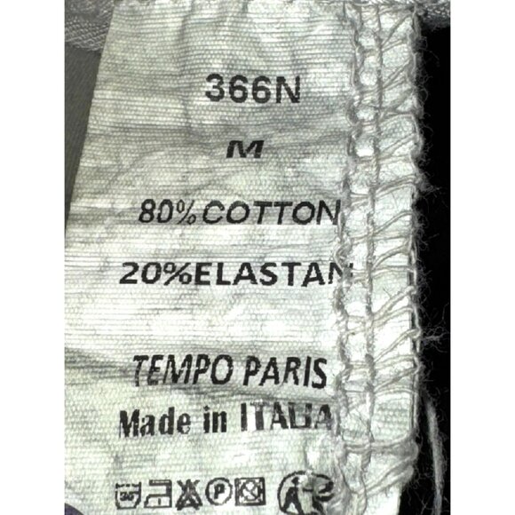 Tempo Paris Gray Jogger Pants With Camo Star Patches - Picture 12 of 12